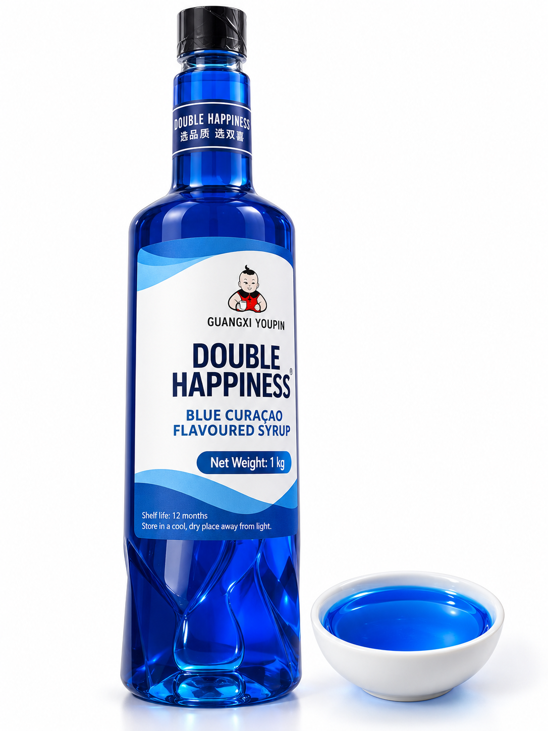 Guangxi Youpin Blue Curaçao Flavoured Syrup – 1 kg