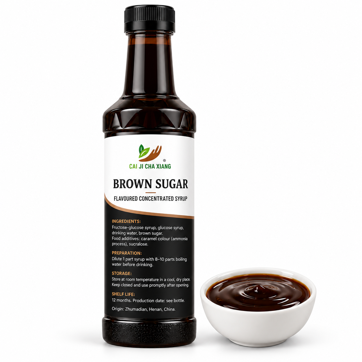 Cai Ji Cha Xiang Brown Sugar Flavoured Concentrated Syrup – 1 kg