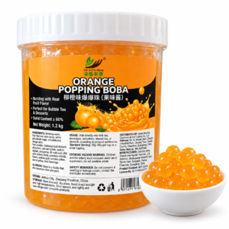 Cai Ji Cha Xiang Orange Popping Boba – 1.2 kg